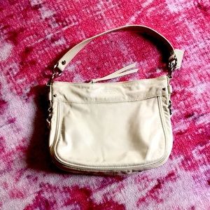 Coach cream purse